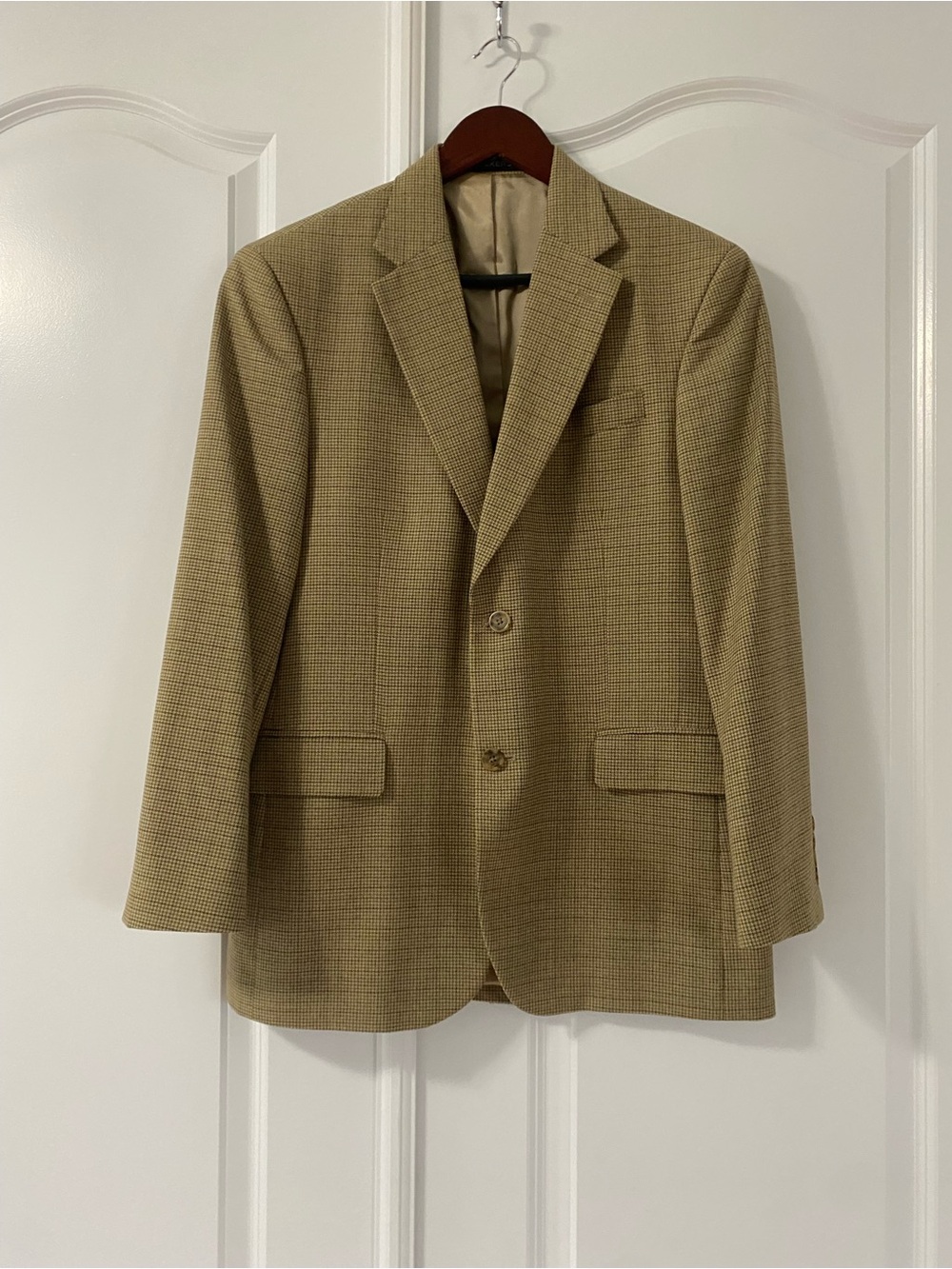 Dockers Men's Tan Checked Blazer